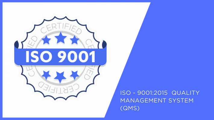 ISO - 90012015 - Quality Management System (QMS)